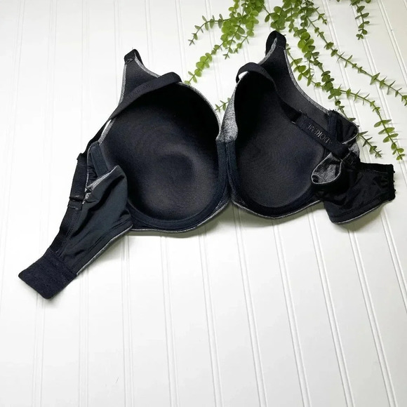 Adore Me Black & Gray Underwire Bra Women's Plus Size 42C - Picture 5 of 6